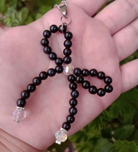 Colgante Moño Negro