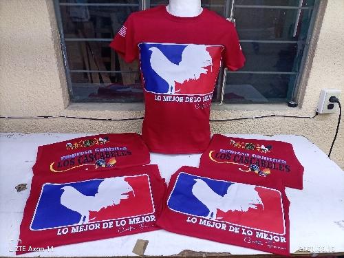 Playera cuello redondo (estampado) 
