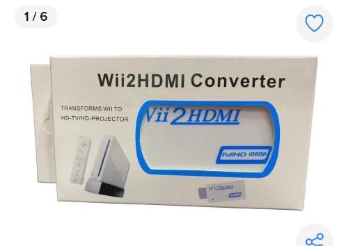 ADAPTADOR DE VIDEO AV-HDMI PARA WII