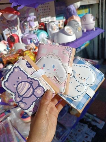 Billetera Kawaii con monedero