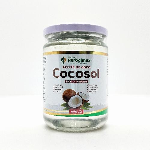 Aceite de Coco Extra Virgen Cocosol Herbalmax 275ml