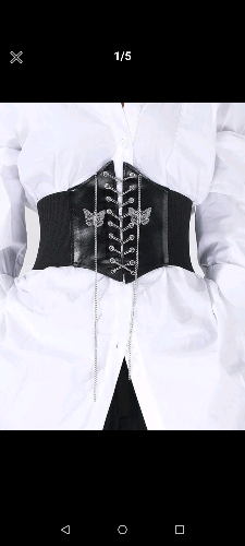 Cinturón corset