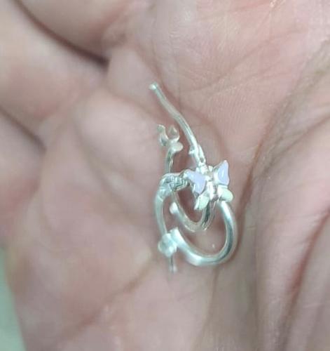 Argolla  (niña) plata 