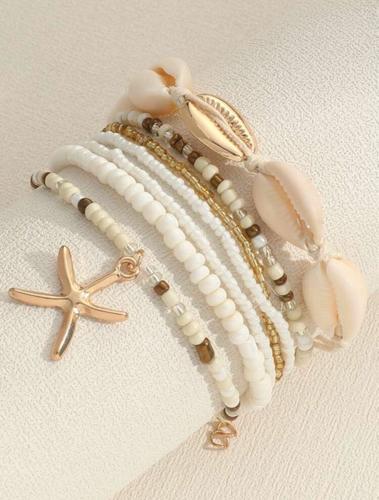 7pcs brazaletes beach⭐️