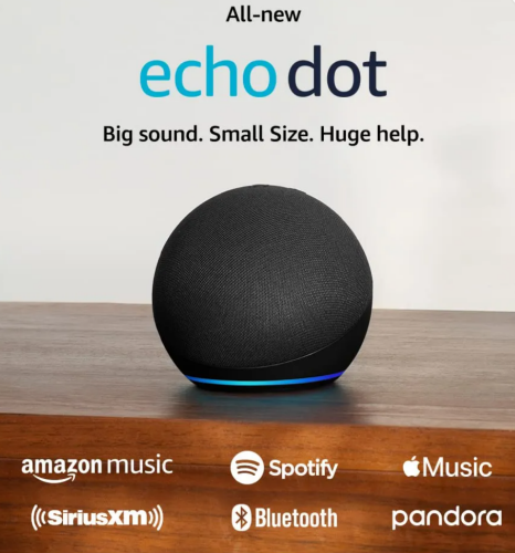 Alexa  echo dot 5° generacion negra
