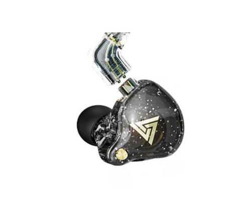 Fone De Ouvido QKZ AK6 Pro Dynamic 1DD HIFI Com Cabo Removível