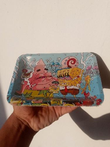 BANDEJA CHICA BOB ESPONJA 18x12CM