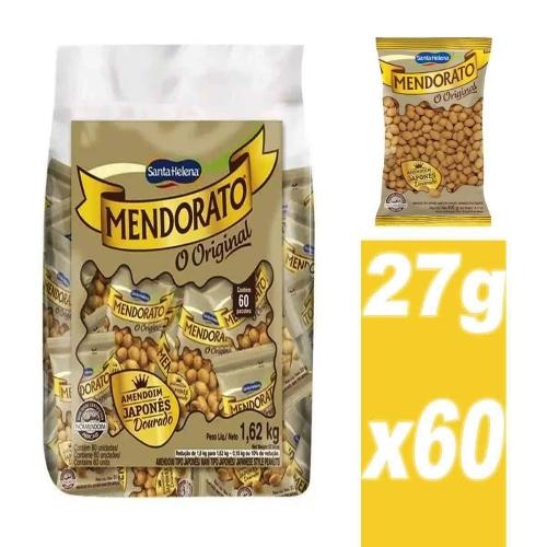 Amendoim Japonês Mendorato 60 x 24g Sta Helena Salgado / R$0,86cd