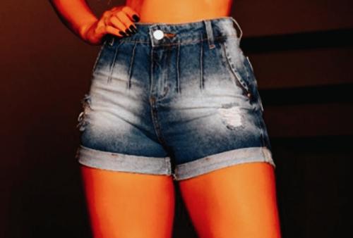 Bermuda jeans feminina t6