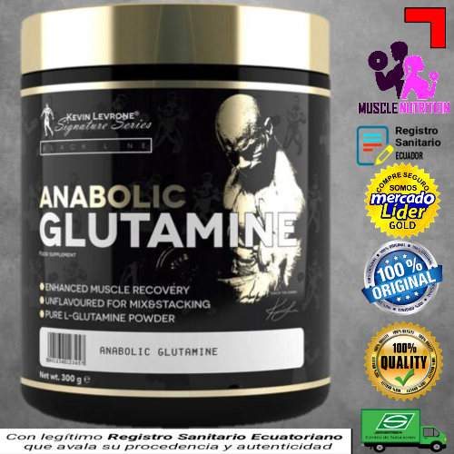 Anabolic Glutamina 300 gr Levro