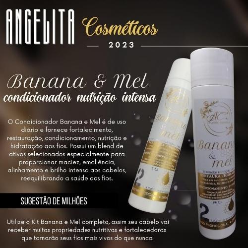 Condicionador nutrição Banana & Mel.