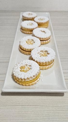 Alfajores con crema de limón