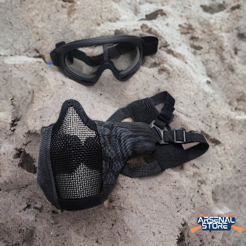 Airsoft mask duo MDBK