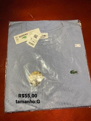 Camisa 30.1 Lacoste cinza 