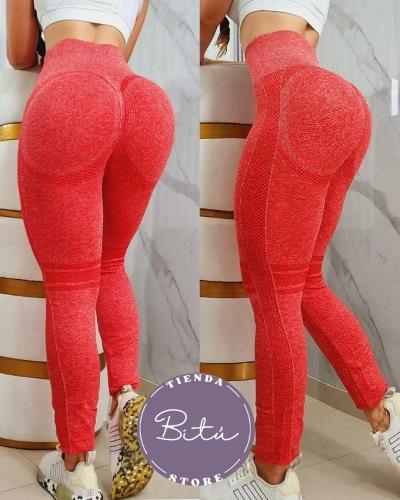 Leggins Push up (Rojo)