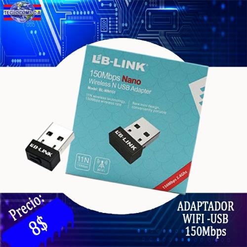 Adaptador Wfi-USB BL-WN151FD