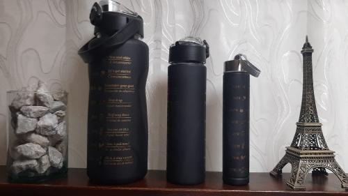 Botilo motivacional x3 negro