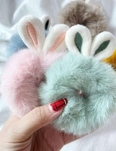  Goma para pelo con diseño de oreja de peluche