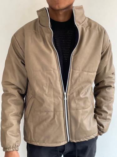 Chaqueta Cuello Tortuga Beige