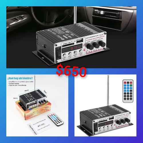 Amplificadores Bluetooth USB 