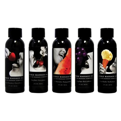 Aceite para Masajes Comestible Sabores Varios 60ml