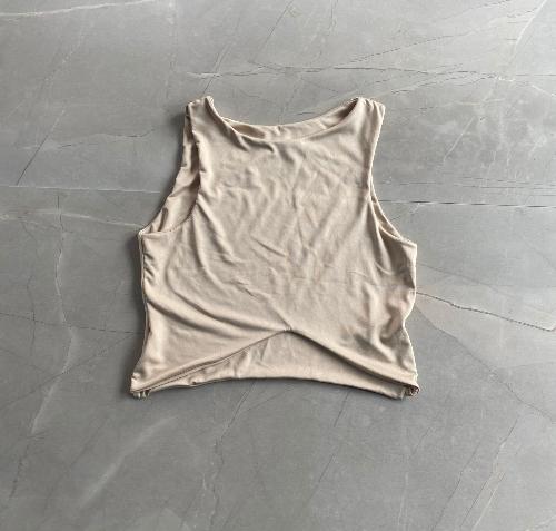 BLUSA CORTA MARFIL T-UNICA