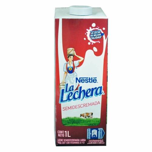  La Lechera Semidescremada 1L.