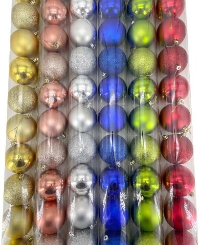 12 esferas navideñas 6cm