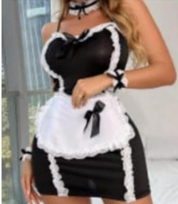 Miniatura 2 de Baby Doll Tipo Sirvienta Talla M o L