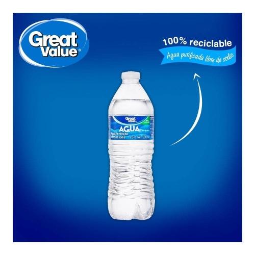 Agua great value 500ml