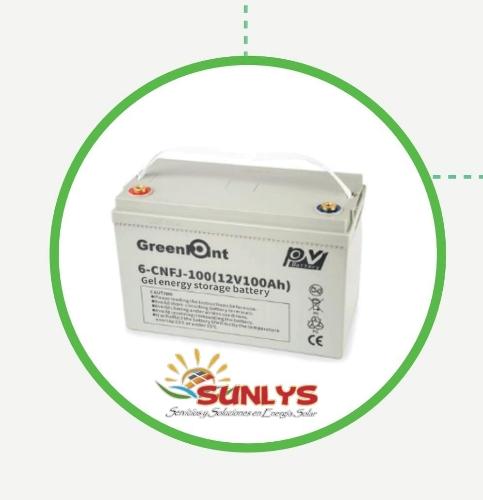 Bateria 12V-100Ah Gel Ciclo Profundo