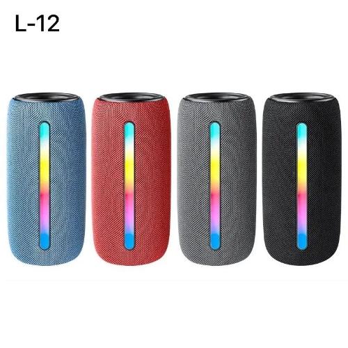Bocinas Bluetooth inalámbricas L-12 en 4 colores