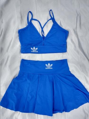 Conjunto deportivo falda short+ top talla única sede hasta la L 