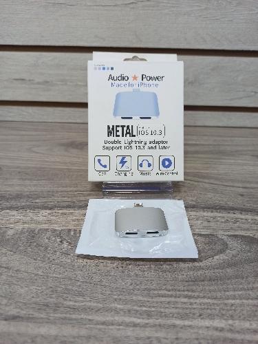 ADAPTADOR AUDIO POWER LIGHTNING IPHONE