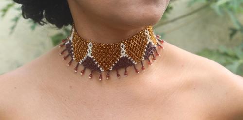 Juego de Choker avatar con zarcillos