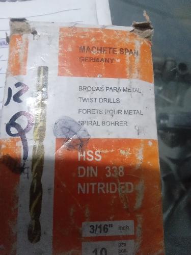 Broca 3/16 de  metal