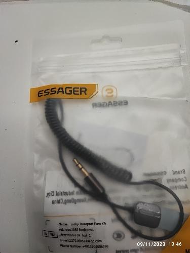 Adaptador bluetooth veicular P2 essager 