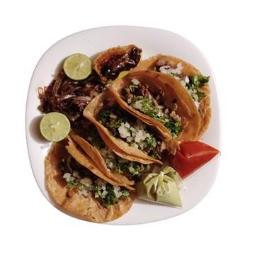 Orden de tacos de Bistec