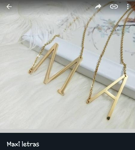 Maxi letra oro chino
