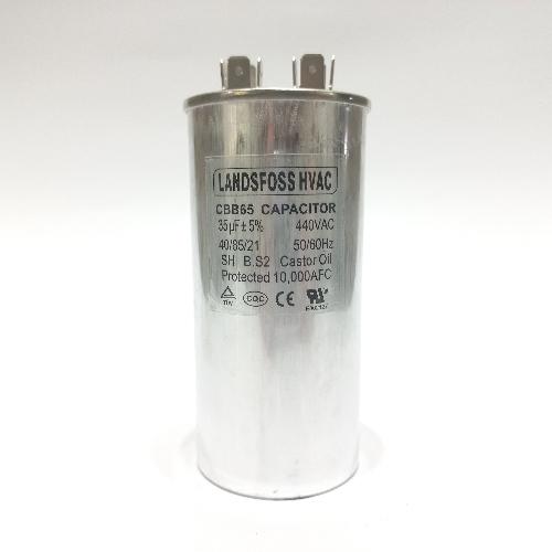 Capacitor de Aceite Landsfoss 35uf en 440vac
