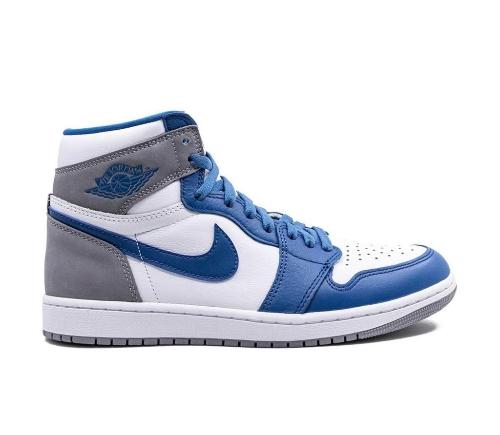 Air Jordan 1 High Azul con gris 