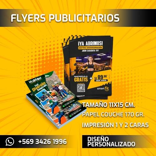 Flyers Promocionales 2 caras