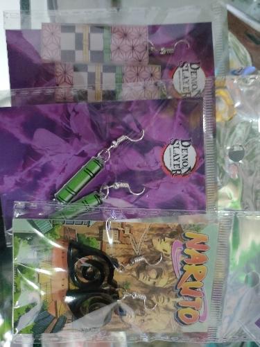 Aretes Resinados Anime