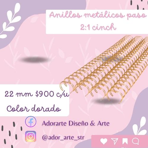 Anillo dorado ???? 22 mm