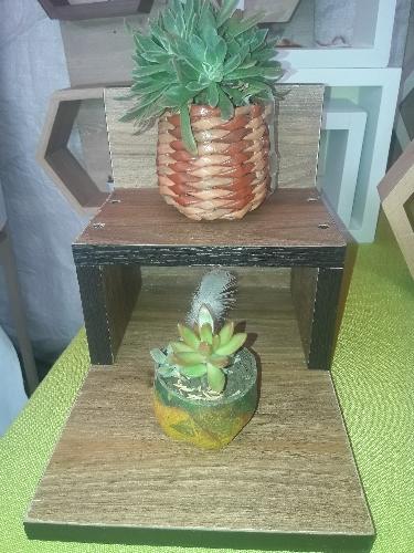 Altar madera base libro Medium