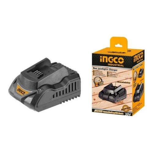 Cargador de baterias ingco negro D7