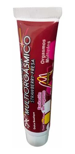 Lubricante de fresa, multiorgásmico de 18 g.