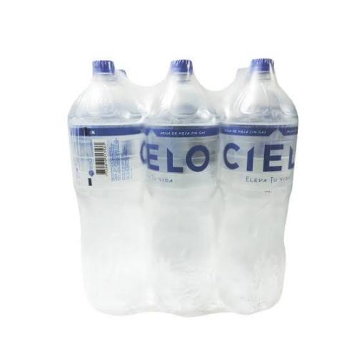 Agua cielo de 2.5 litros paquete por 6 unid