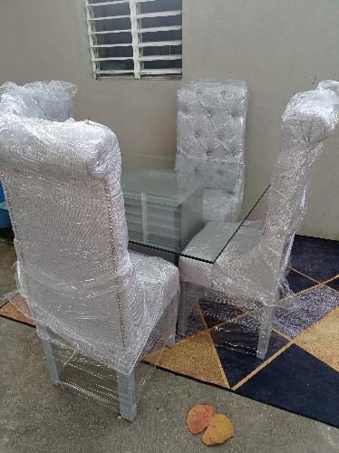 sillas de comedor gris