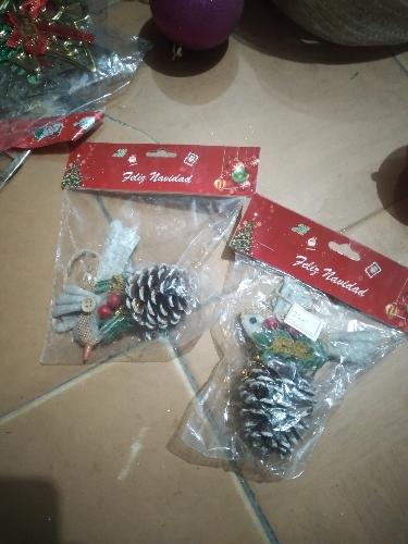 Adorno  pajarito navidad 